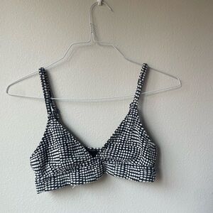 Aerie Black and White Cheeky Bikini